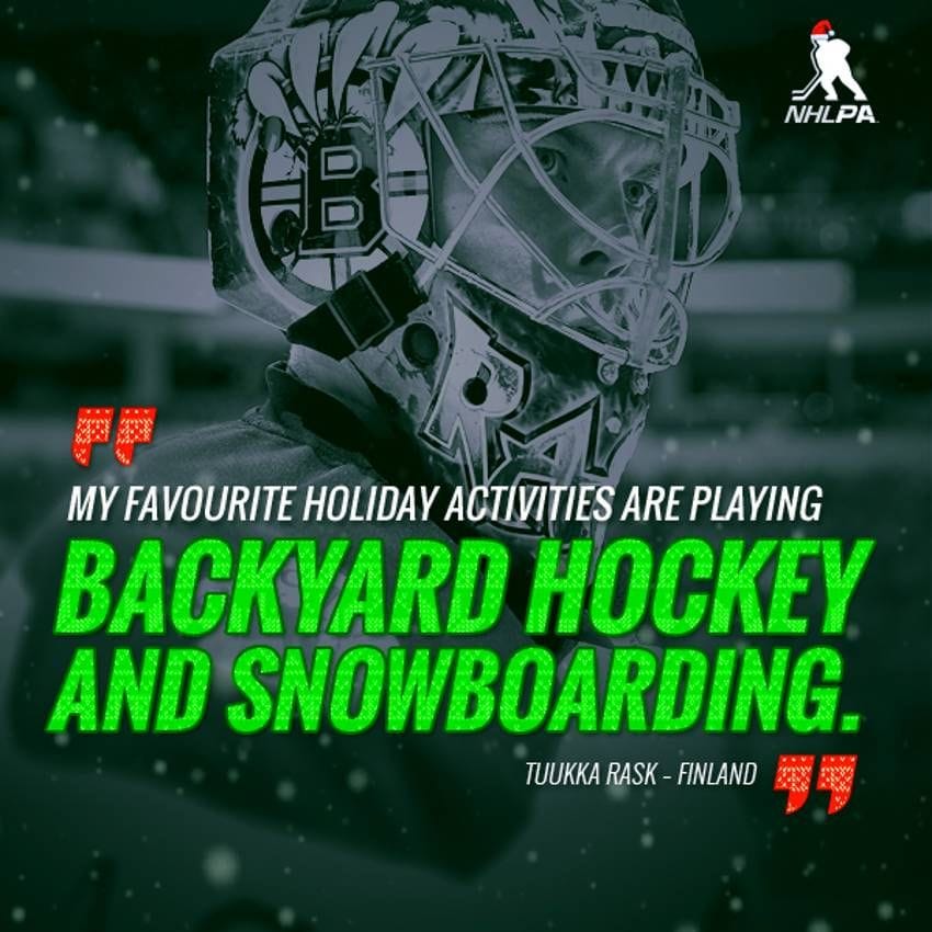 The Players Share Their Holiday Favourites