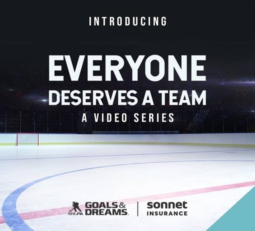 NHLPA Goals & Dreams and Sonnet Insurance Partner to Support Youth Hockey