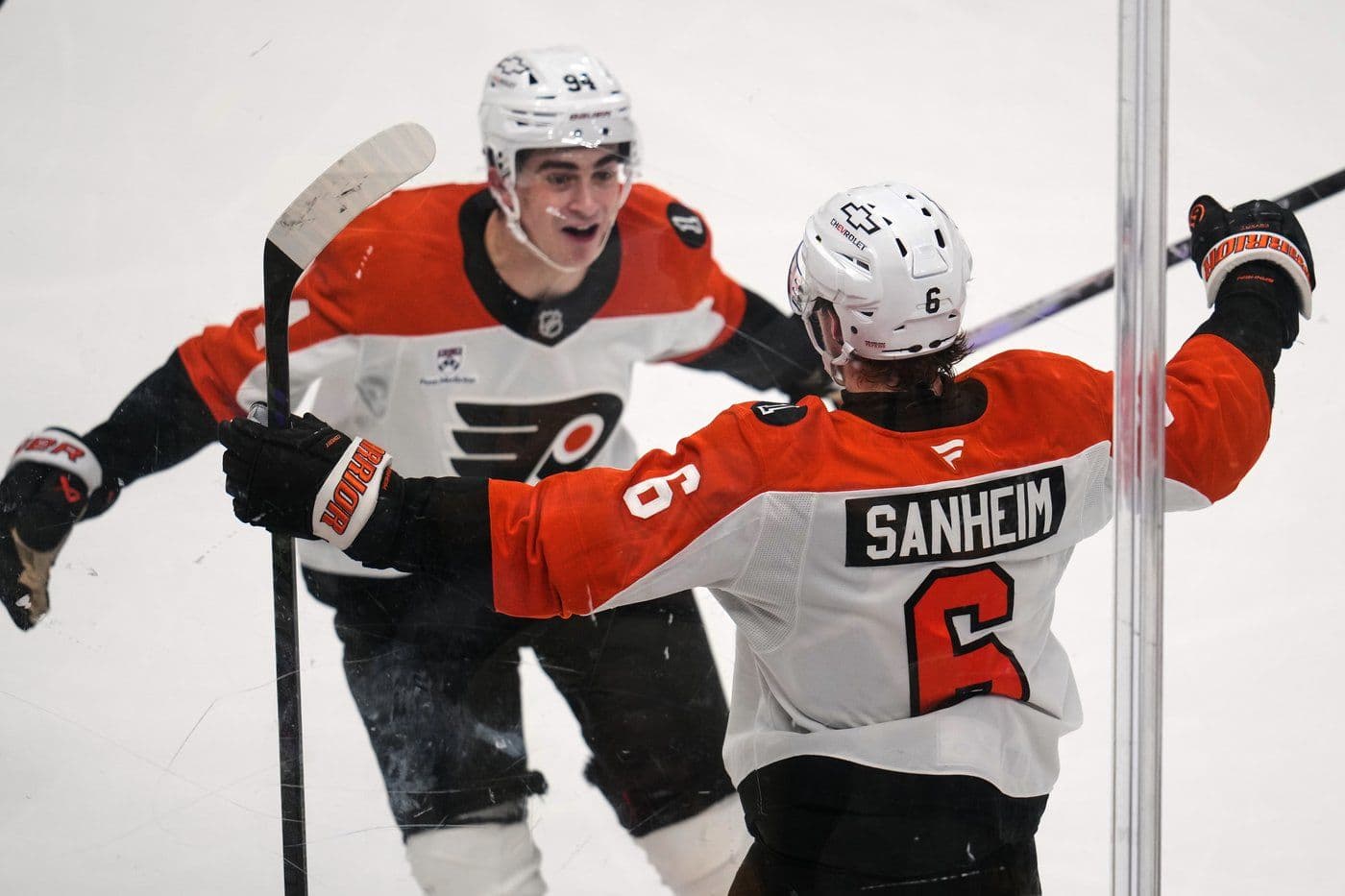 Flyers winger Porter Martone stands out as youth is served early in the NHL playoffs