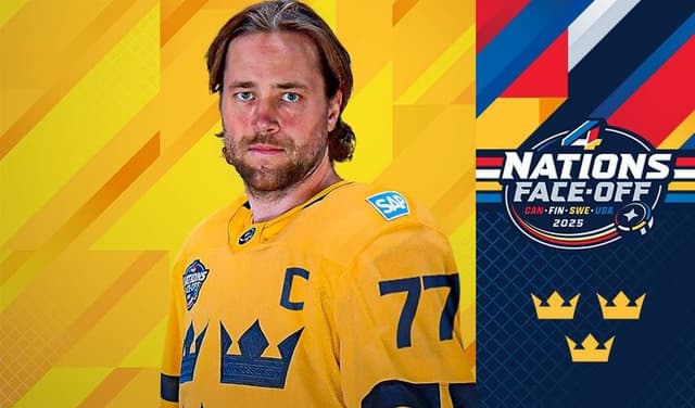 Victor Hedman named captain of Tre Kronor for 4 Nations Face-Off