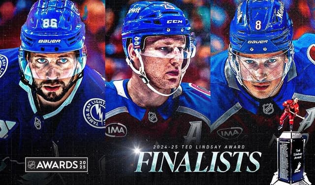 2024-25 Ted Lindsay Award: Kucherov, MacKinnon, Makar announced as finalists for most outstanding player