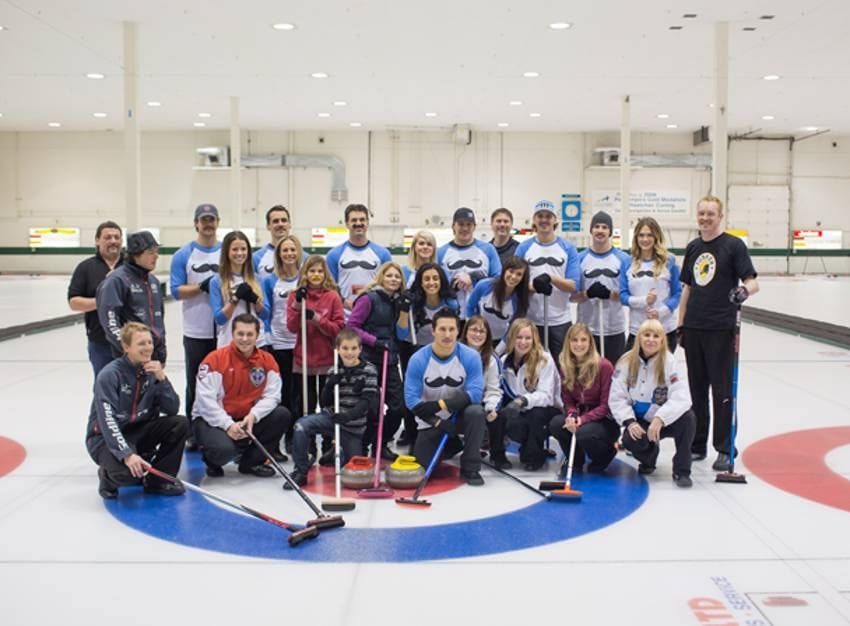 Players Hit the Ice – Curling for Movember