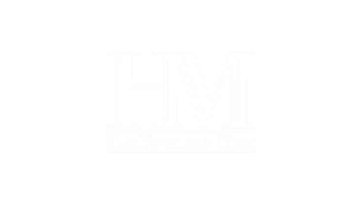 The Highland Mint logo white