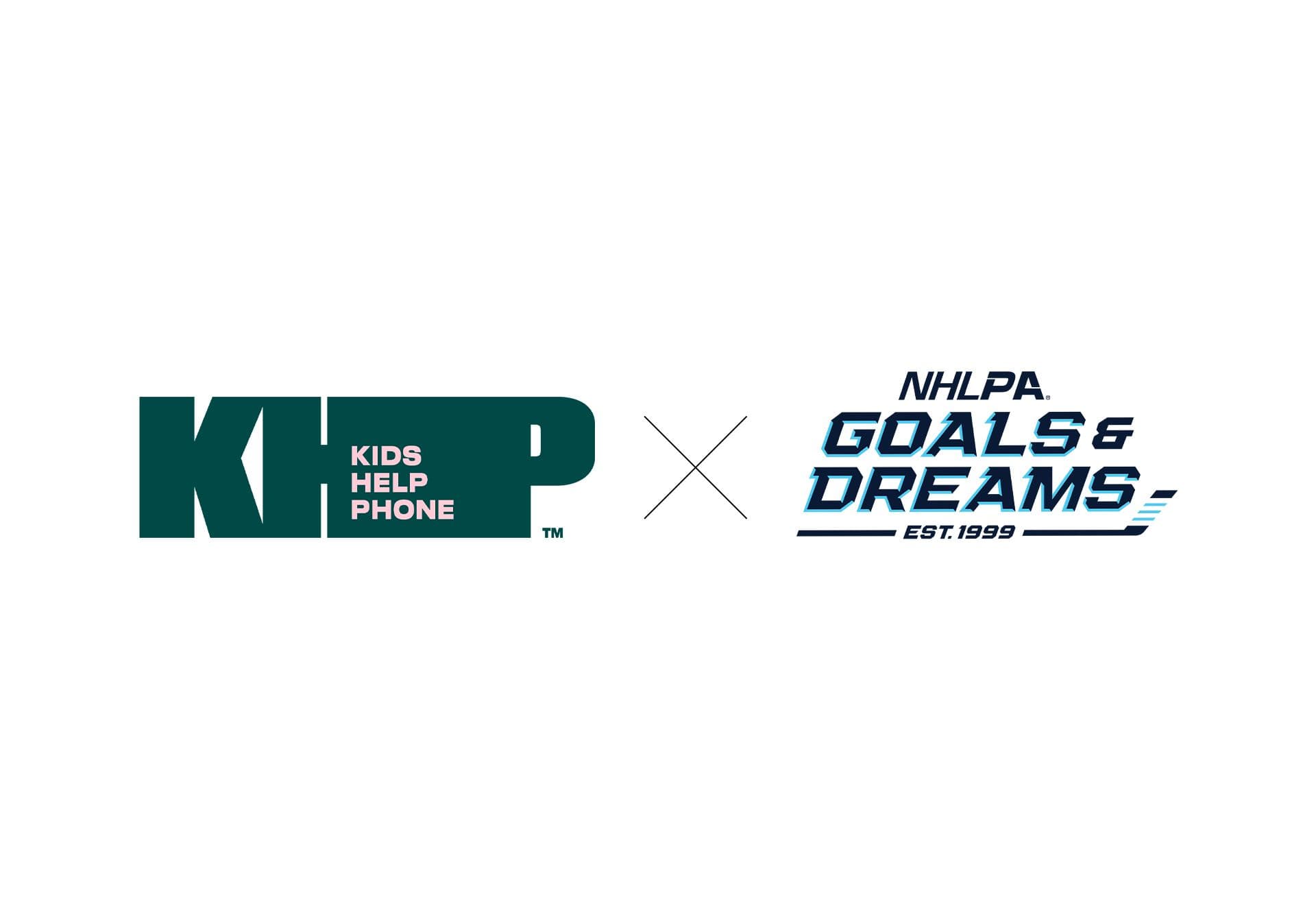 Kids Help Phone and NHLPA Goals & Dreams