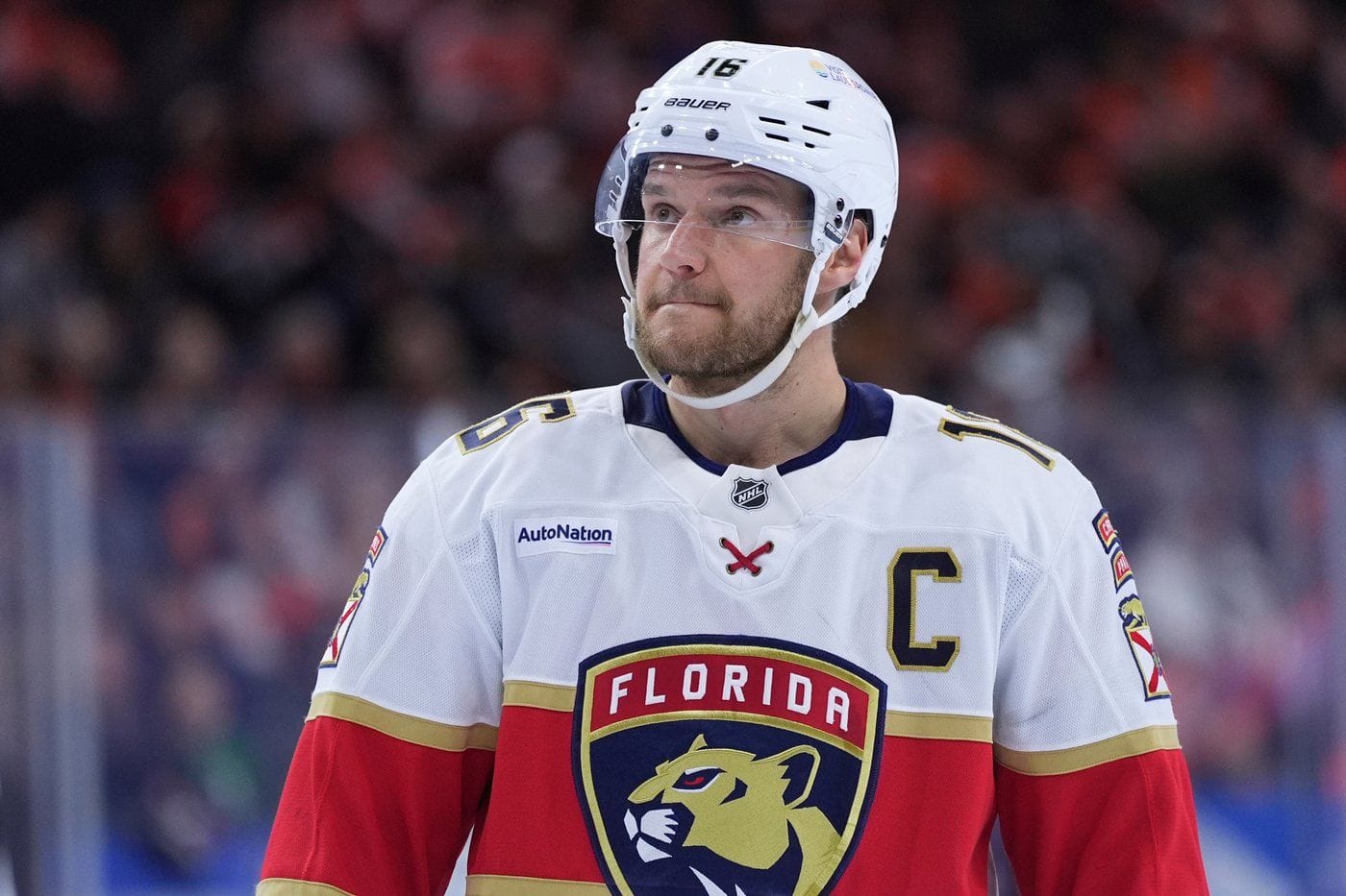 Panthers' Aleksander Barkov, out all season, eyes chance to play for Finland at hockey worlds