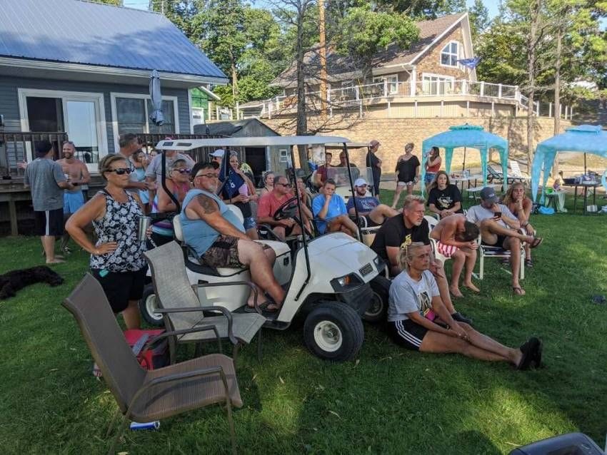 Alex Tuch doing Thousand Islands fan club proud