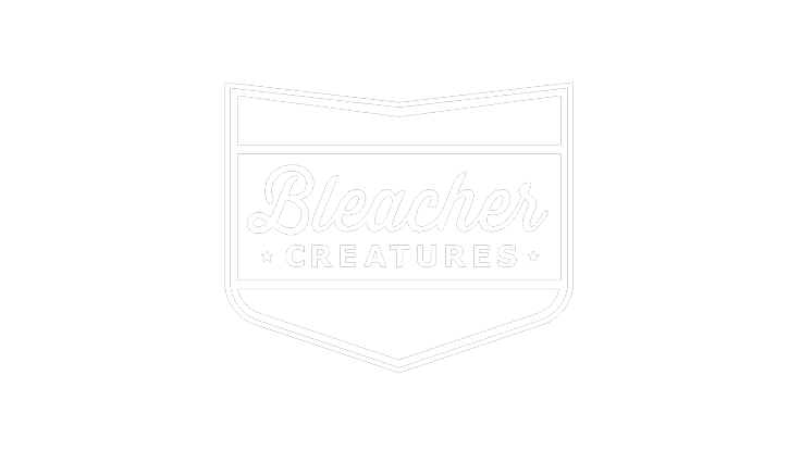 Bleacher Creatures logo white