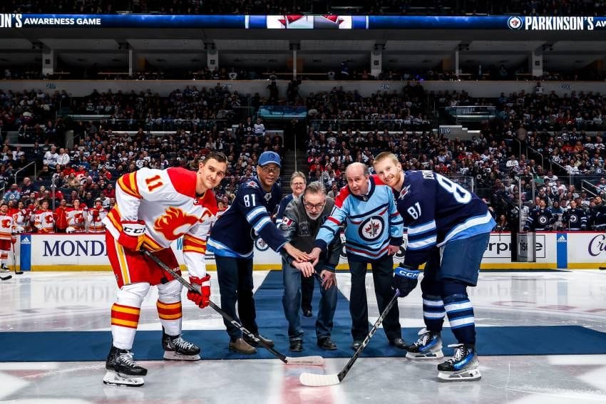 A cause close to home, Kyle Connor faces off against Parkinson’s