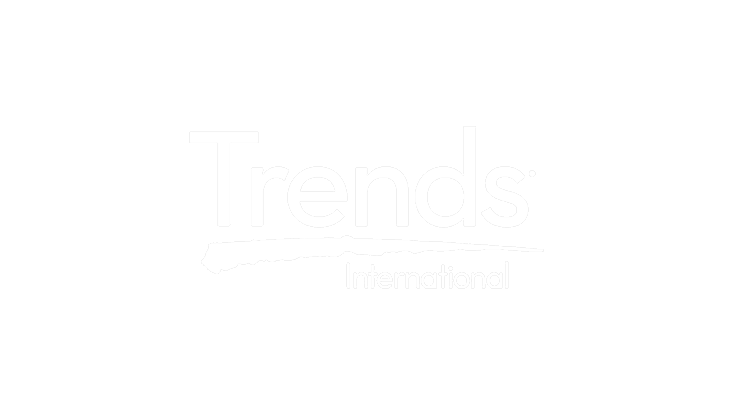 Trends logo white
