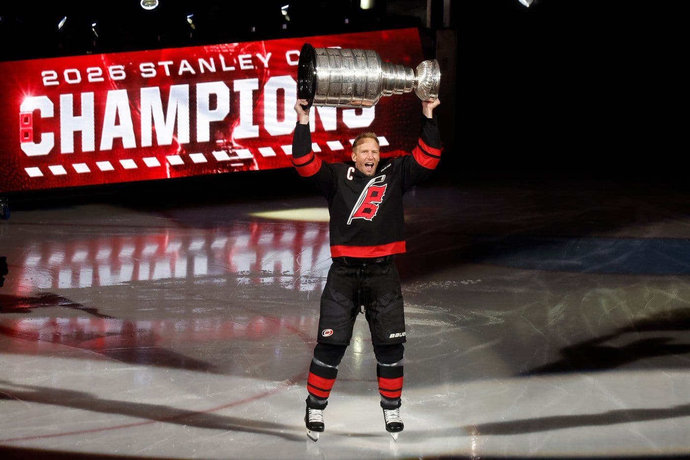 Hurricanes captain and reigning playoff MVP Jordan Staal is out 1-2 months with a torn calf muscle