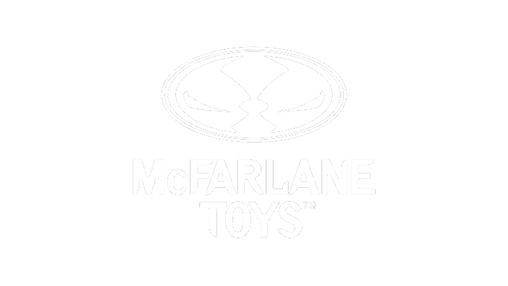 McFarlane Toys logo white