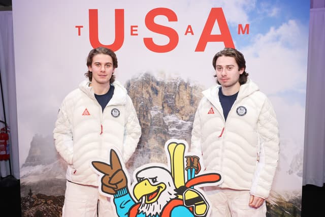 Jim Hughes in dad mode ahead of gold medal game for sons Jack, Quinn