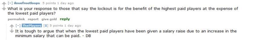 The Players Chat With Fans In An “Ask Me Anything” Session On Reddit.com