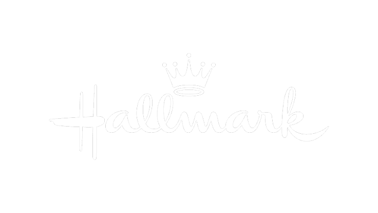 Hallmark logo white