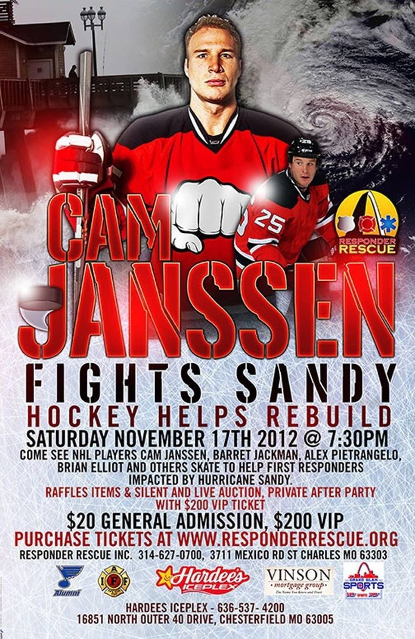Cam Janssen Fights Sandy