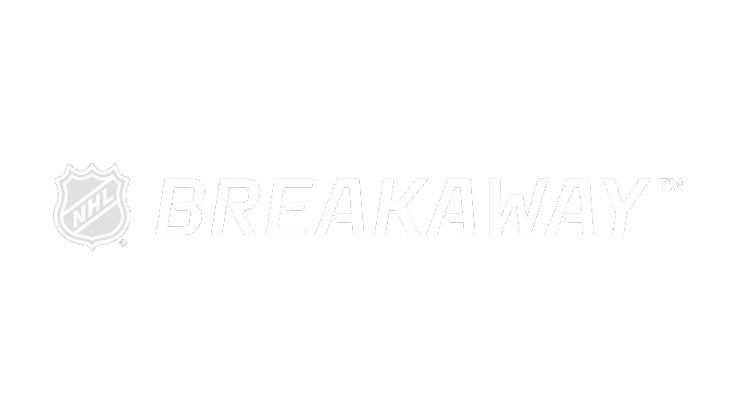 NHL Breakaway logo white